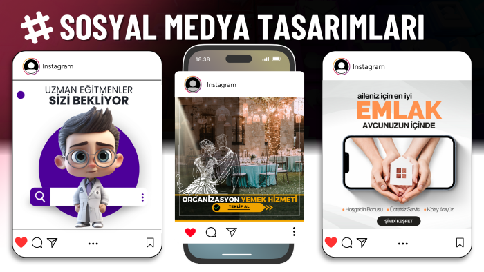 ilgi çekici ve kurumsal sosyal medya tasarımları yaparım