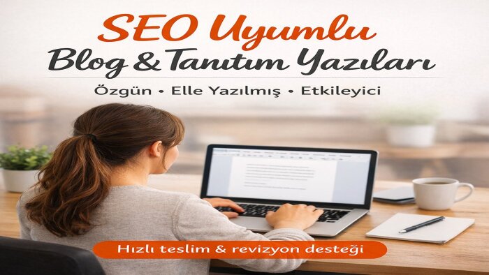 SEO uyumlu, etkileyici tanıtım metinleri yazıyorum