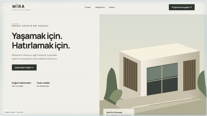 mobil uyumlu tek sayfalık web sitesi tasarlarım