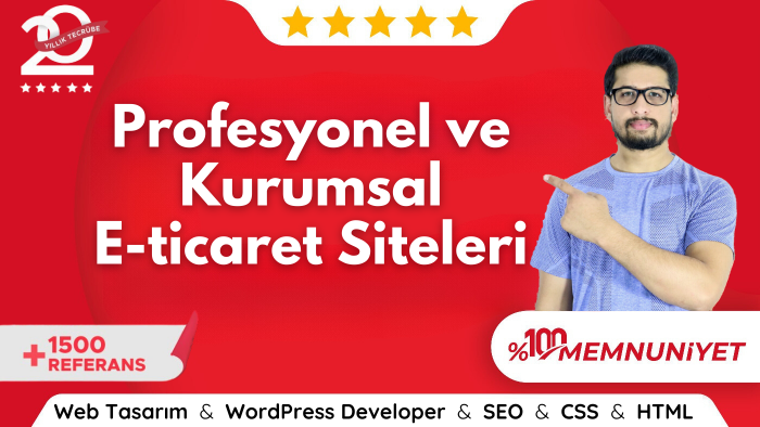 hızlı ve mobil uyumlu kurumsal e-ticaret sitesi kurabilirim
