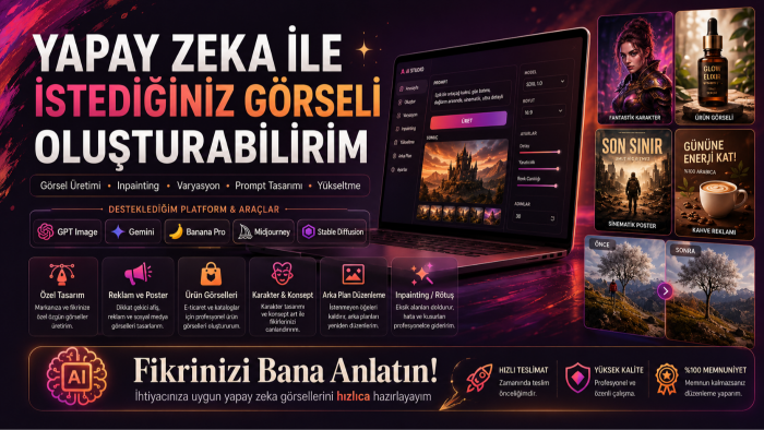 yapay zeka ile istediğiniz görseli oluşturabilirim