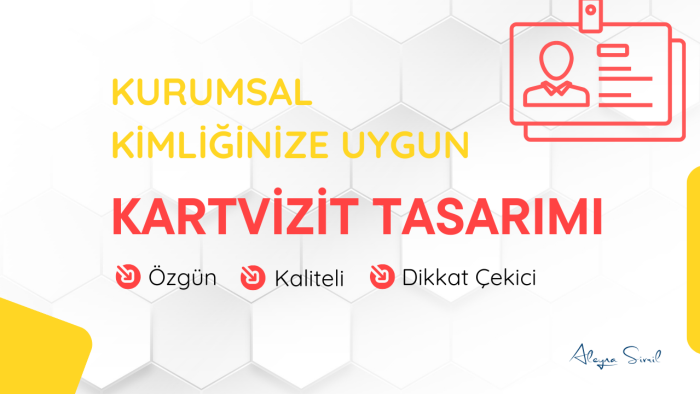 özgün ve kaliteli kartvizitler hazırlayabilirim