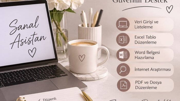 sanal asistan | veri girişi ve ofis desteği yapabilirim