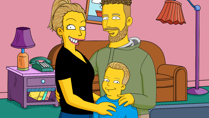 fotonuzu "Simpsonized cartoon" olarak çizebiliyorum