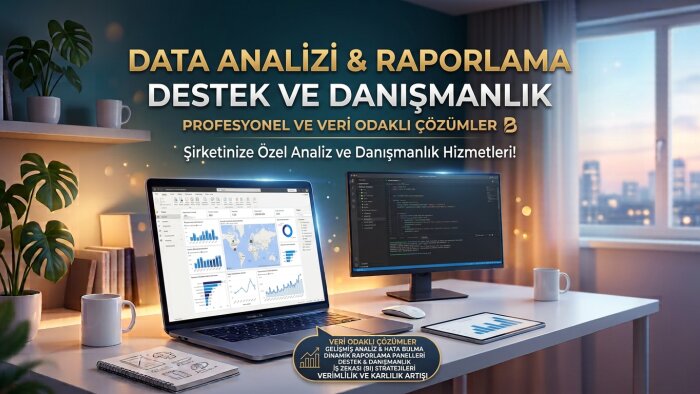 uzman olduğum veri alanında uygun danışmanlık verebilirim