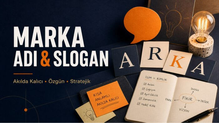 markanız için yaratıcı isim ve slogan önerileri hazırlarım