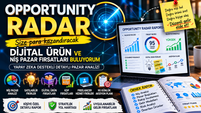 dijital ürün ve niş pazar fırsatlarını analiz ederim