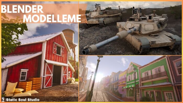 Blender ile 3d modelleme yaparım