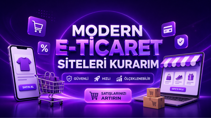 modern ve ölçeklenebilir e-ticaret siteleri kurarım