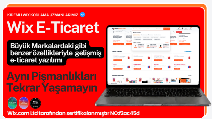 Wix ile profesyonel bir e-ticaret sitesi kurabilirim