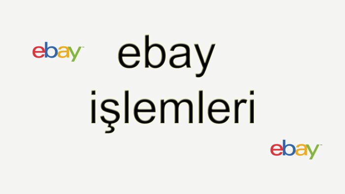 ebay satış hesabı açabilirim
