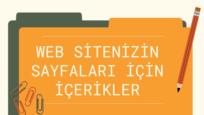 web siteniz için içerik üretebilirim