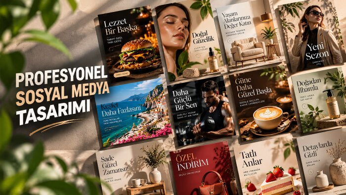 markanıza özel profesyonel sosyal medya tasarımları yaparım