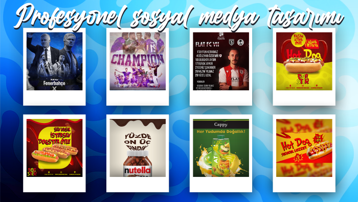 sosyal medya içeriklerinizi baştan sona tasarlayabilirim