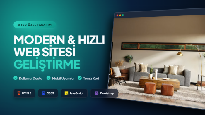 Bootstrap ile mobil uyumlu modern web siteleri yapabilirim
