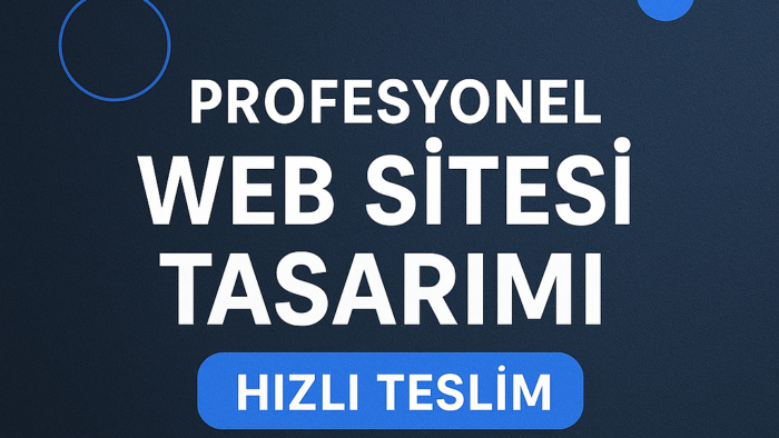profesyonel ve modern web siteleri tasarlıyorum