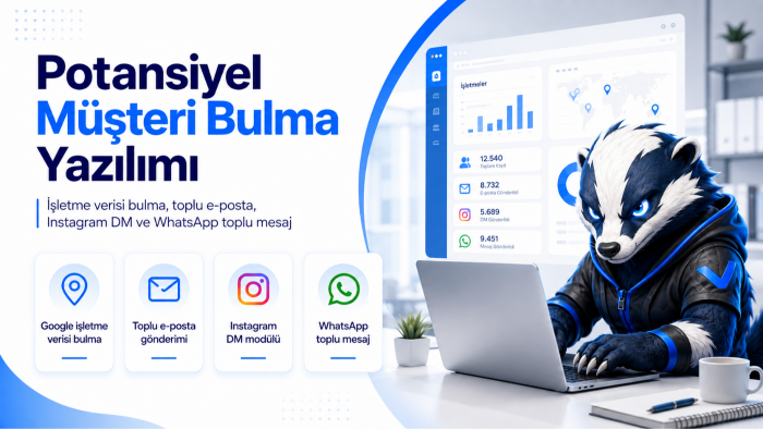 potansiyel müşteri bulma yazılımı kurarım