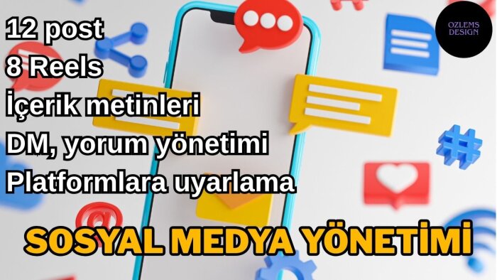 sosyal medya hesaplarınızı yönetirim