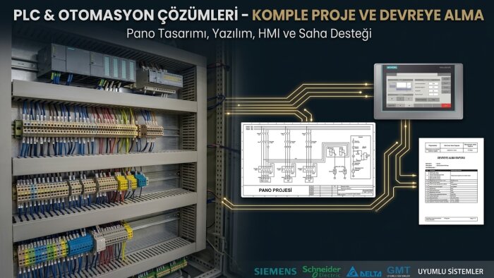 PLC yazılımı ve endüstriyel pano projeleri geliştirebilirim