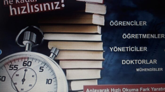 hızlı okuma antrenörünüz olurum
