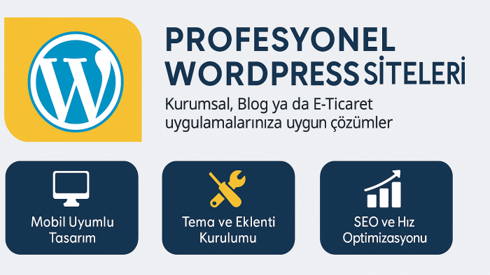 WordPress ile kurumsal web sitenizi anahtar teslim kurarım