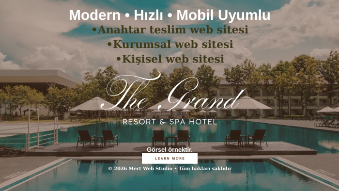 şık ve kullanışlı web siteleri yaparım