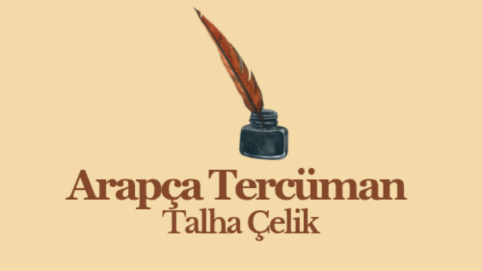 istediğiniz tüm arapça yazıları türkçeye çevirebilirim