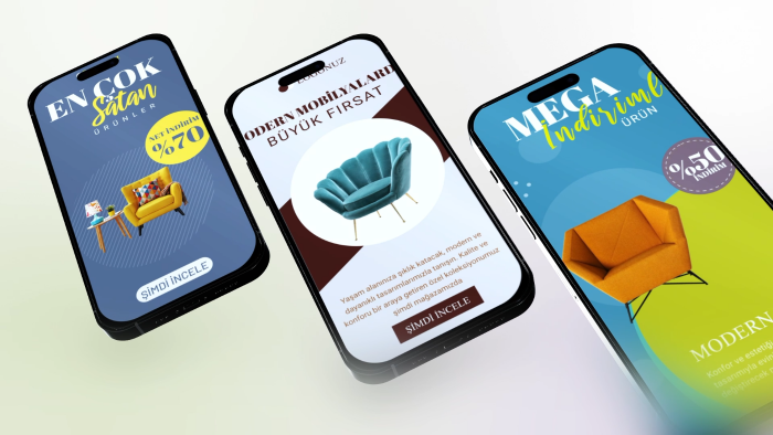 mobilya ve dekorasyon temalı premium reels tasarlarım
