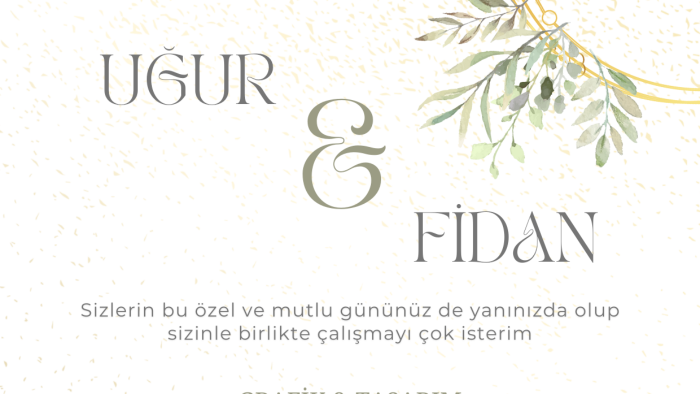 davetiye tasarımı yaparım