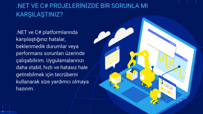 .net, c# projelerinizdeki hataları çözerim