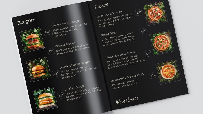 işletmenize özel el ilanı, broşür ve menü oluştururum