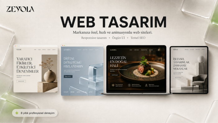 markanıza özel hızlı animasyonlu web sitesi geliştiririm