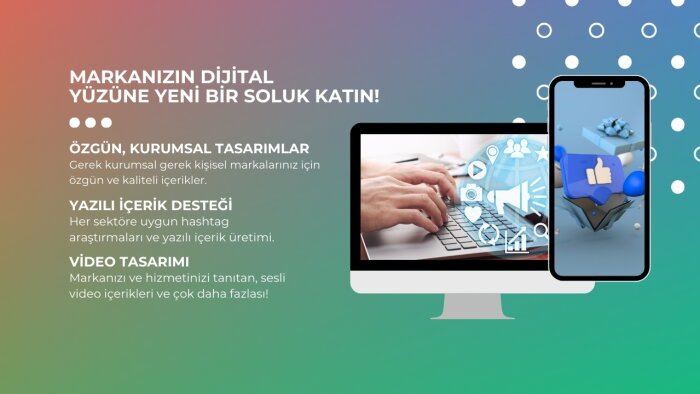 görsel, yazılı ve videografik içerikler üretirim