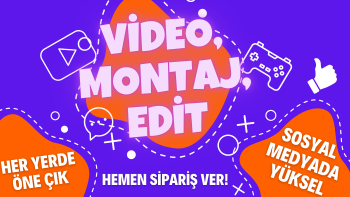 profesyonel şekilde videolarınızı kurguluyorum