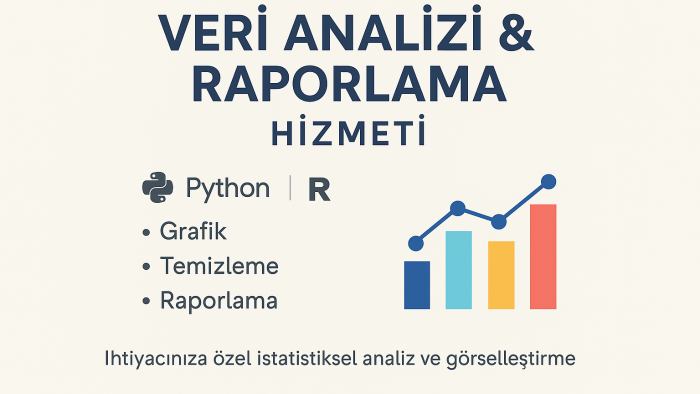 verinizi analiz eder, anlamlı ve görsel raporlar hazırlarım