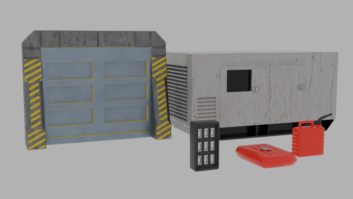 oyunlar için low poly 3D modelleme ve prop tasarlarım