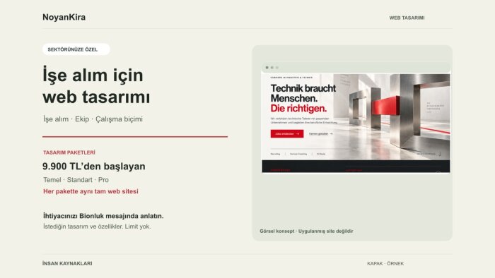 insan kaynakları firmanız için web sitesi yaparım