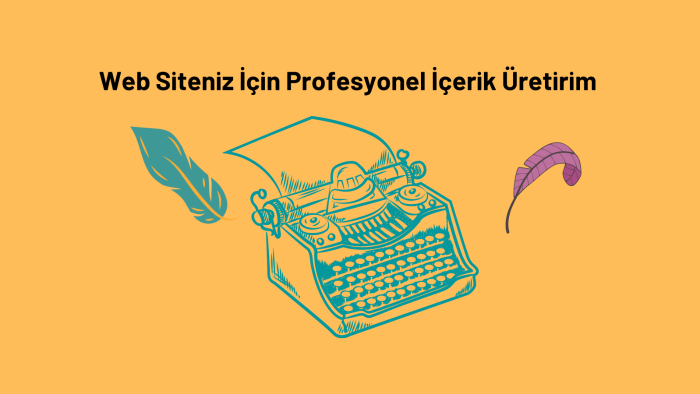 web site içeriklerinizi hazırlarım