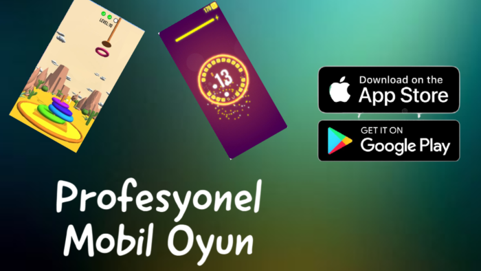 Unity ile sıfırdan profesyonel mobil oyun geliştiririm