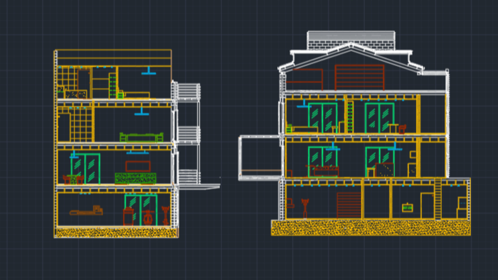 AutoCAD iç mimari tasarım ve planlama yapıyorum