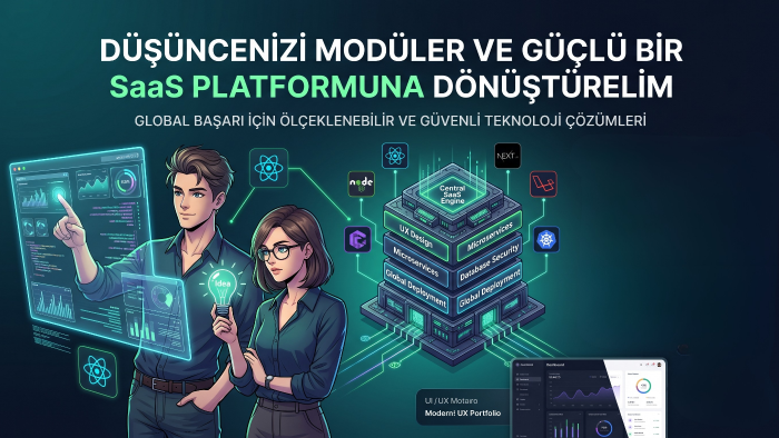 fikrinizi yüksek performanslı özel SaaS'a çevirebilirim