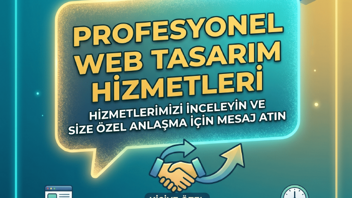 işletmenize modern ve profesyonel web siteleri tasarlarım