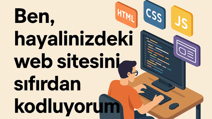 hayalinizdeki web sitesini sıfırdan kodluyorum