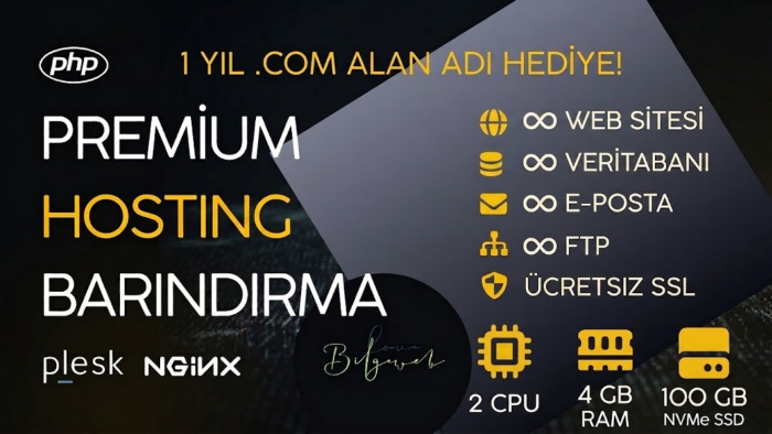 premium hosting hizmeti sağlarım