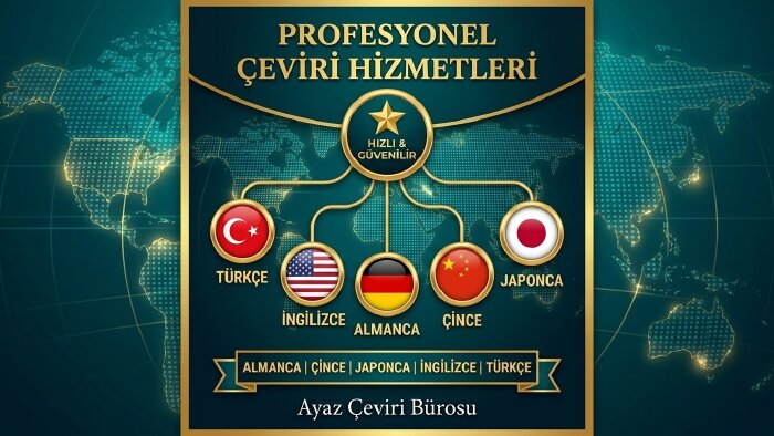 çok dilli profesyonel çeviri hizmeti sunuyorum