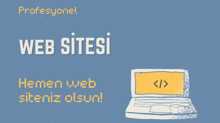 anahtar teslim sorunsuz web sitesi hizmeti sunuyorum