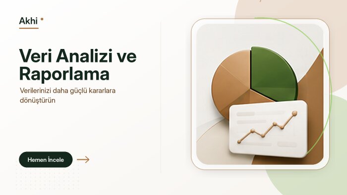 verilerinizi analiz eder ve raporlarım