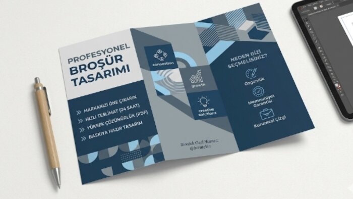 markanız için profesyonel broşür tasarımı yaparım
