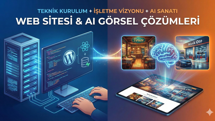 sitenizi kurar ve yapay zeka görselleriyle yayına hazırlarım