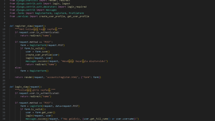 React, Django ve Python hatalarını çözerim